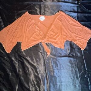 Boutique Boho styled tied top